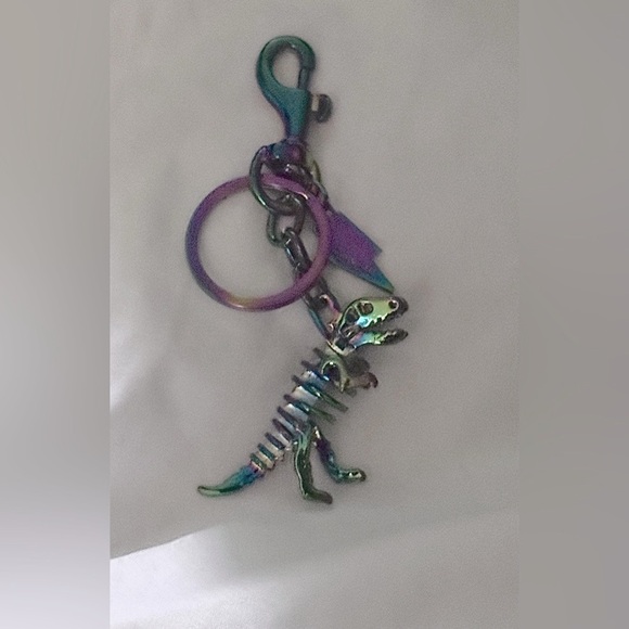 T REXY IRIDESCENT CHARM / KEYCHAIN - Picture 3 of 6